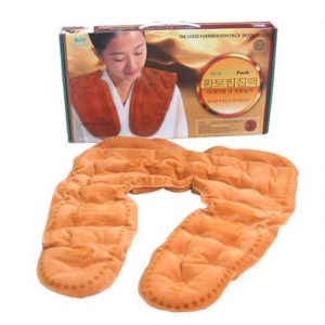 MDP Well-Being Red Clay Shoulder Hot Heating Pad Microwavable Heating Hot & Cool Pack Portable Reusable Massager Pads