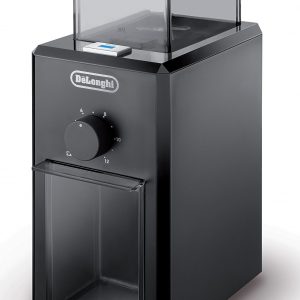 DeLonghi KG79 Electric 12-Cup Burr Grinder, Black