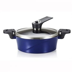 Happycall IH Vacuum Pressure 24cm Stew Hot Pots Ceramic Coating Alumite Cookware