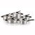 [Happycall]3-PLY Clad Method Stainless Steel Both hands pot,single hand pot,Gomsot pot Dining Room Kitchen Hotpot Fondue Pasta Pots 10 Piece Stainless Steel Pot Set Kitchen Aluminum Metal Gray